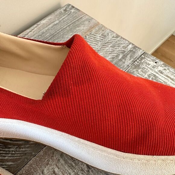 Zara-Burnt Orange Platform Slip On Sneakers - Picture 7 of 7